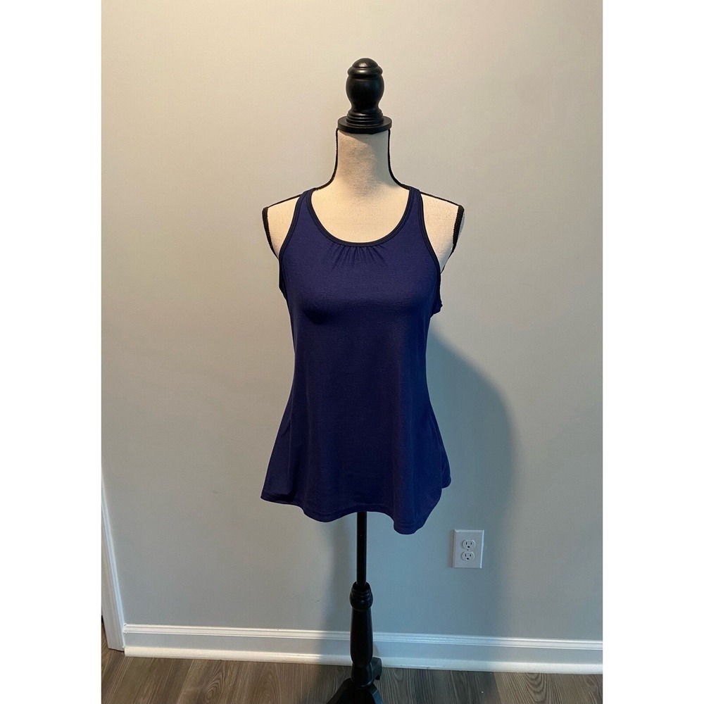 Tail Racerback Heathered Purple Mesh Tank Top Womens size Small